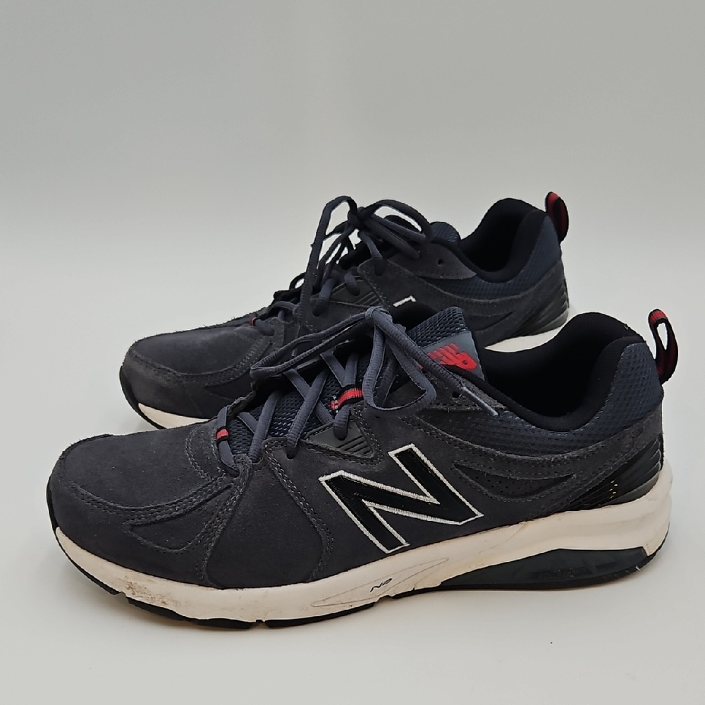 New Balance 857 Men's Dark Gray and Red Athletic Shoes 12